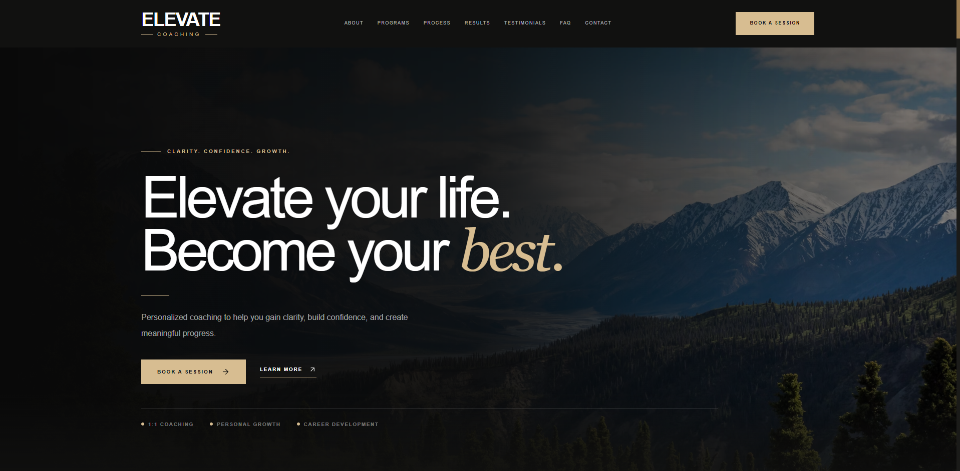 Elevate Coaching Website